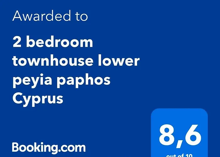 2 Bedroom Townhouse Lower Paphos Cyprus * Peyia